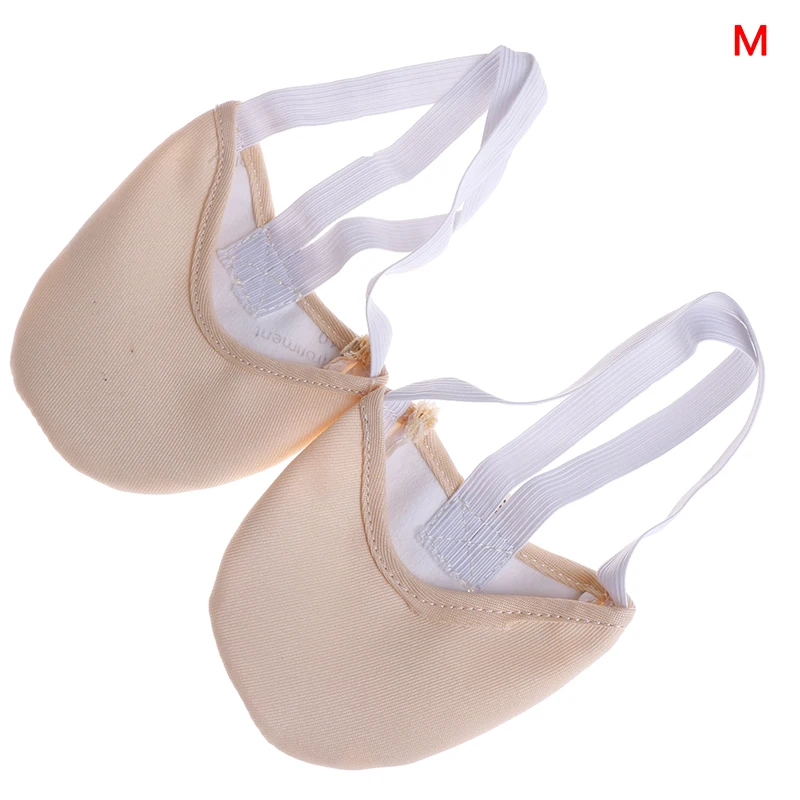 Gymnastics Dance Shoes Half length Rhythmic gymnastic shoes Pig skin sole Beige Dancing dance Roupa Ginastica Child adult