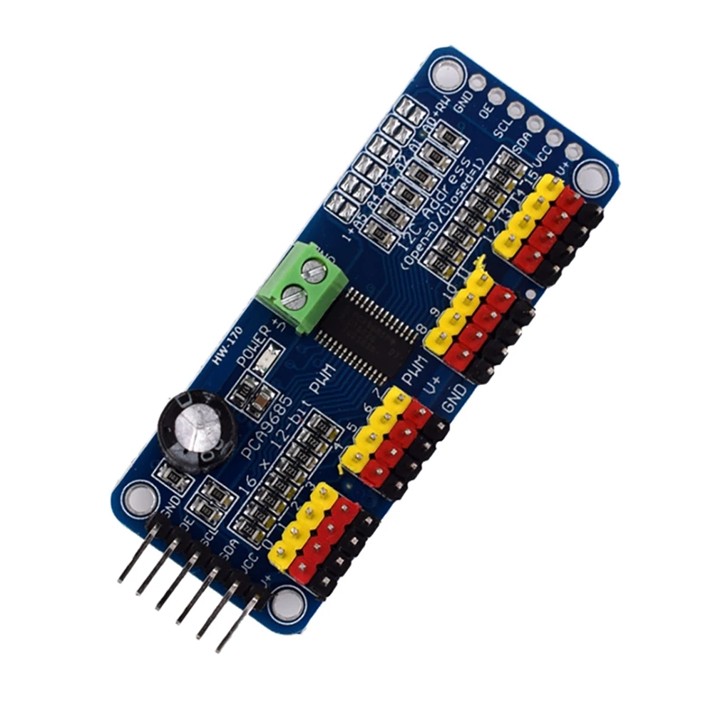 A75T (170)16Ch PWM/서보/서보 드라이버 보드 컨트롤러 IIC PCA9685