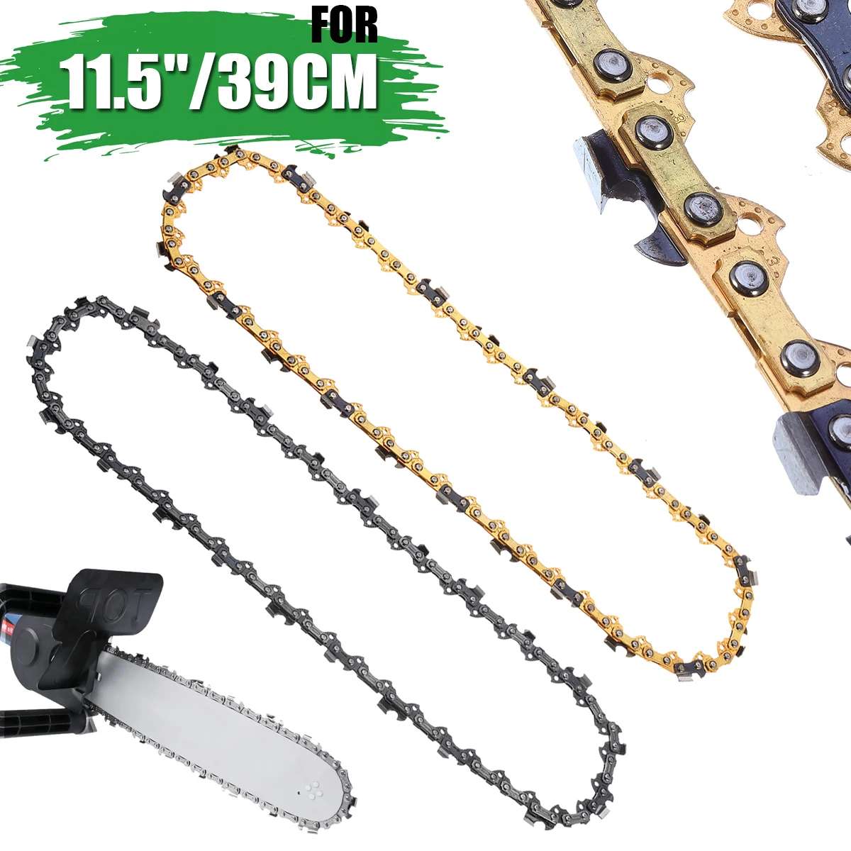 10/12/14/16/18/20 Inch Chain Saw 3/8 Pitch LP Thickness 050 Logging Saw Chain 40 47 50 62 64 70 DL For Electric chainsaw chain