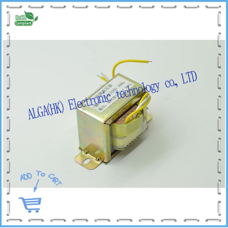 고품질-이중 출력 변압기 18vX2 30w 18V-0-18V 변압기.