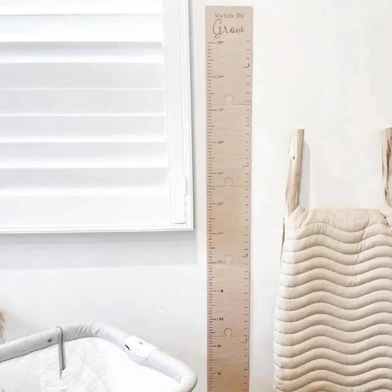 KX4B 1Set Kids Height Growth Chart Ruler Multipurpose Measuring Tool Accessory for Children Girl Boys Height Measuring