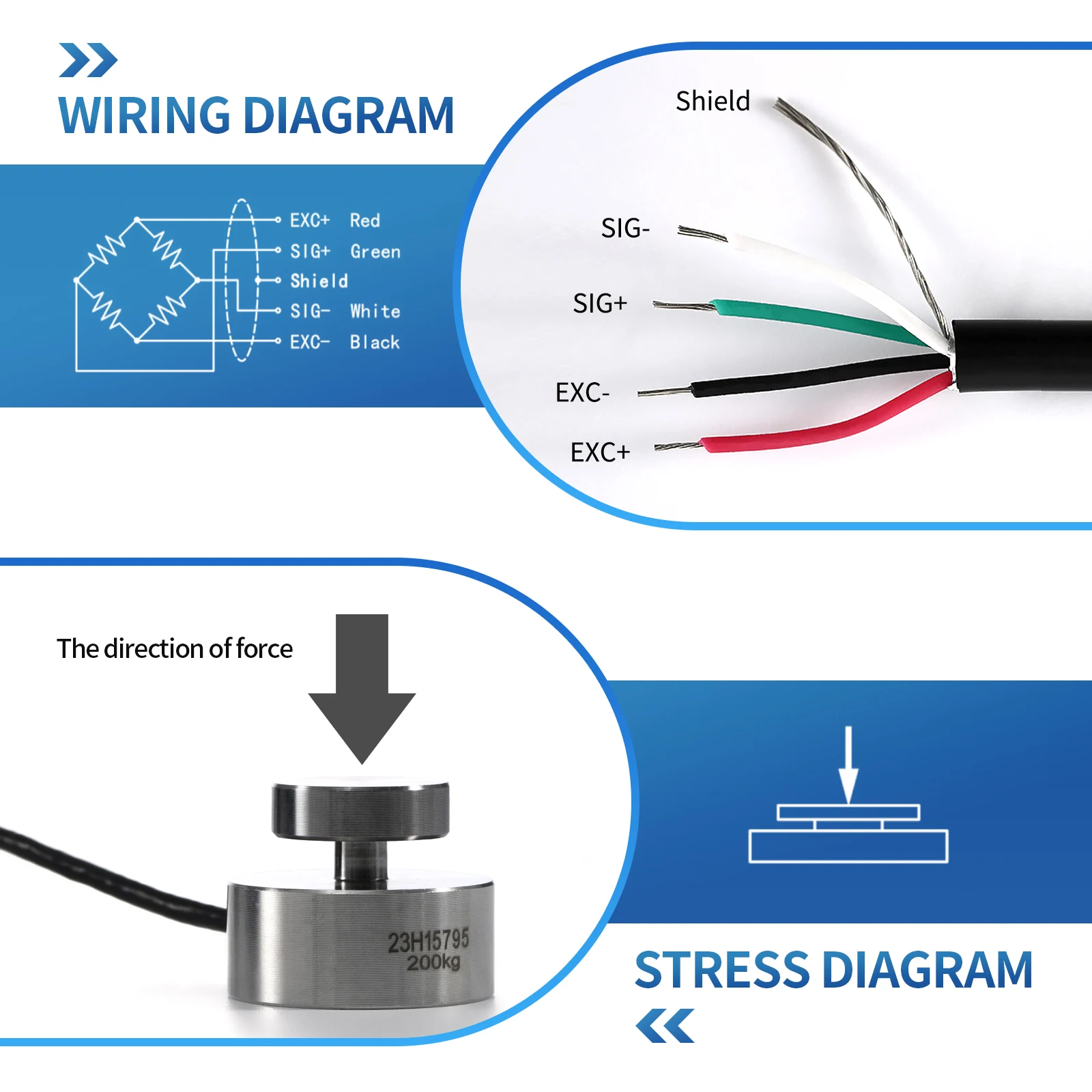 Load Cells For Weighing Load Cell, S Type Weighing Sensor Weight Sensor ...
