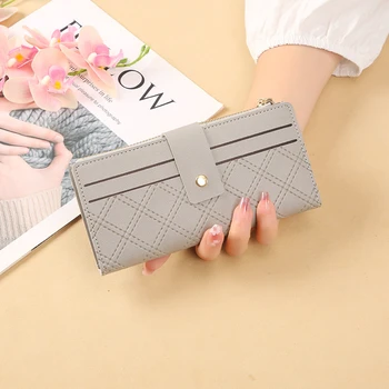 Borsa da donna Borsa multi-carta moda Portafoglio da donna Portafoglio multi-carta in pelle Pu per donna casual da viaggio 1