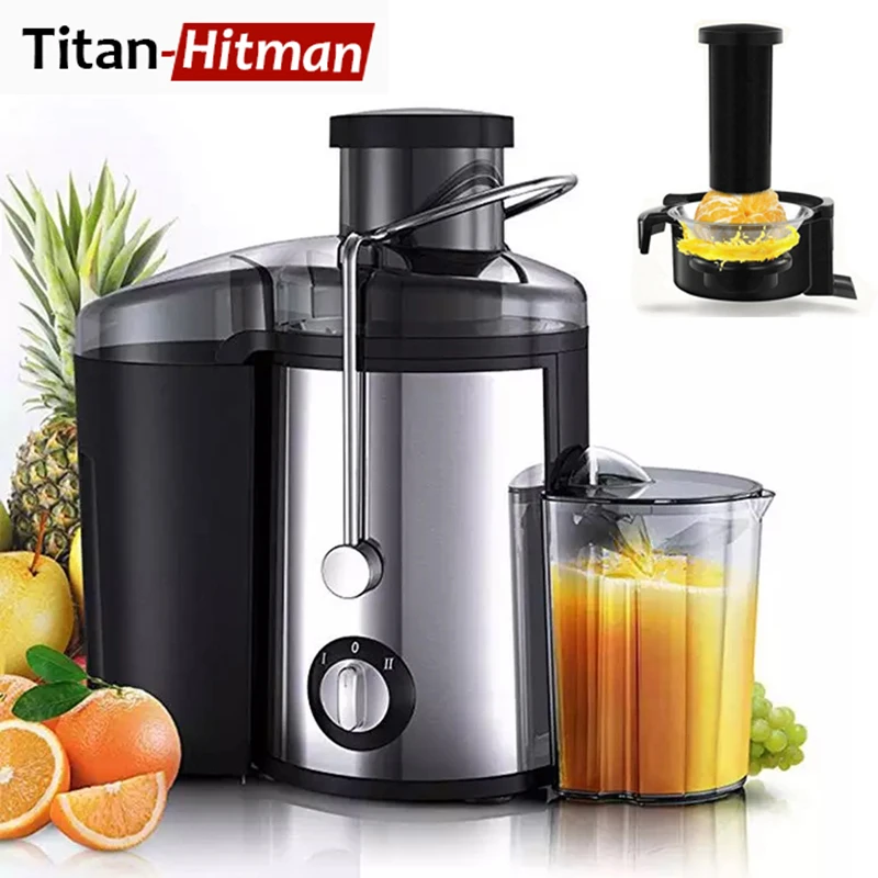 800W Hydraulic Centrifugal Juicer Professional Commercial Electric Juicer  Vegetable Fruit Household Gear Adjustable Juicer