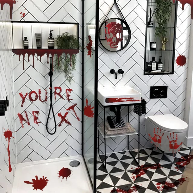 Horror Blood Wall Stickers 4