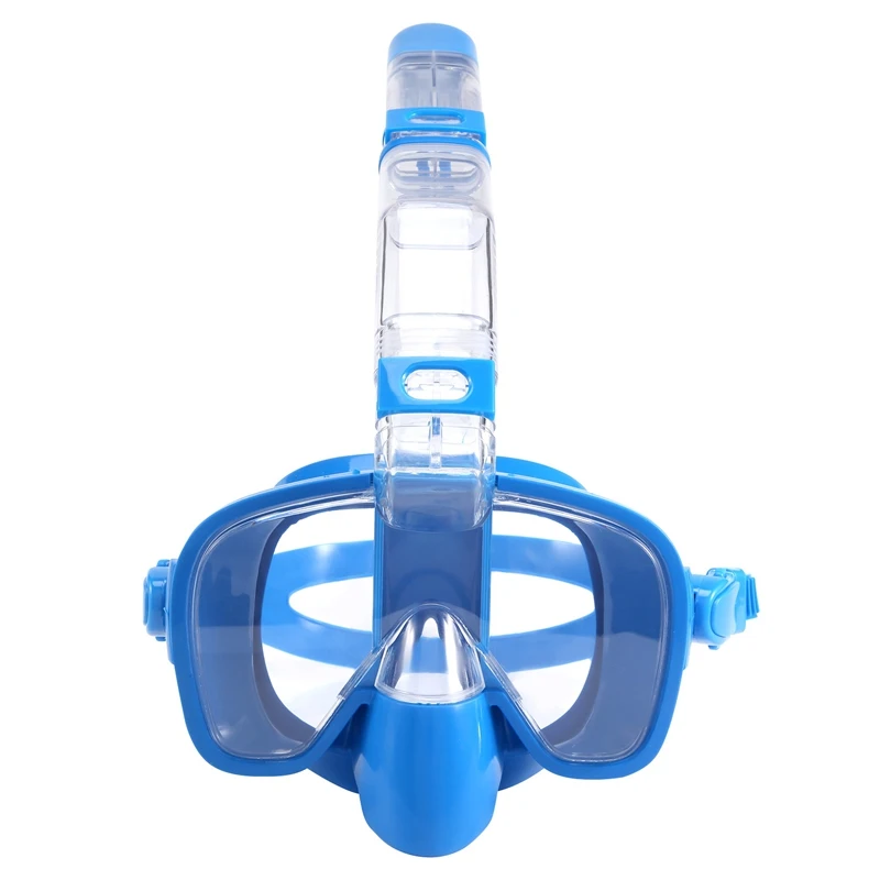 

Маска для подводного плавания Складная маска для дайвинга набор с сухой верхней системой и креплением для камеры, противотуманное профессиональное снаряжение для подводного плавания