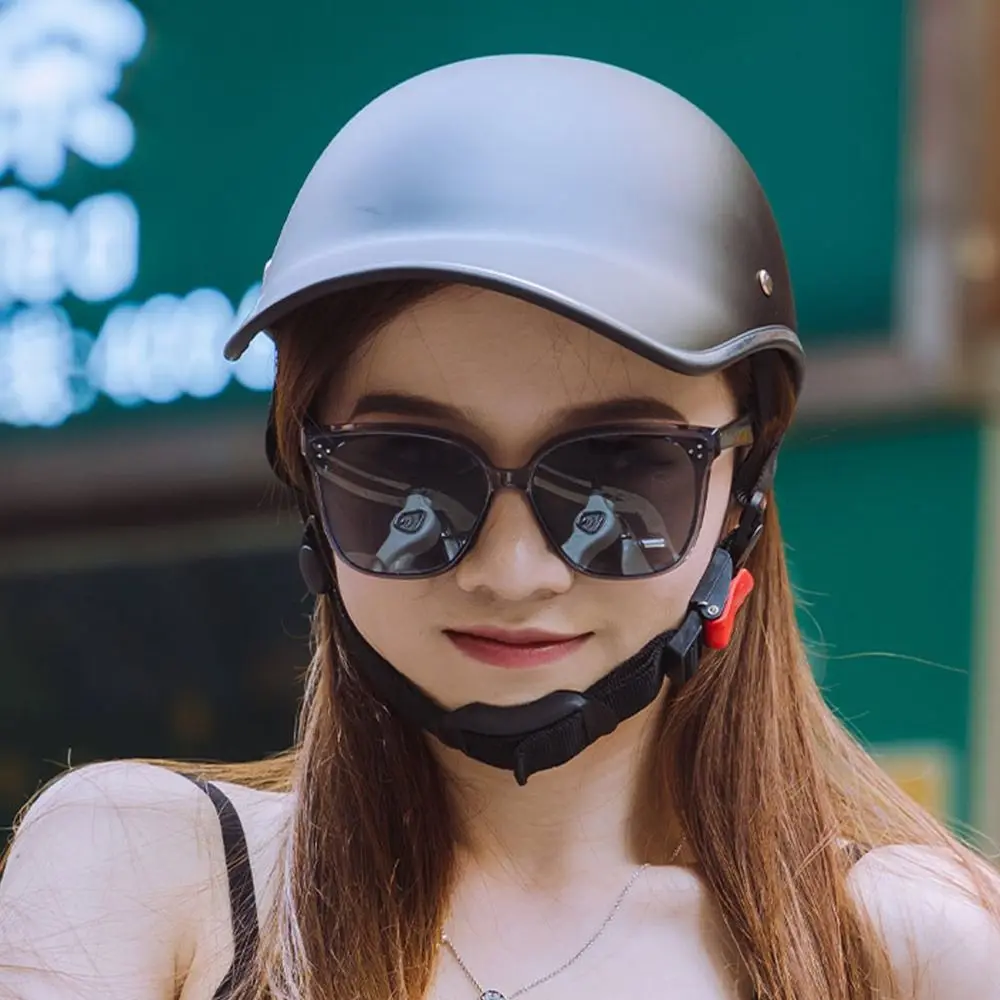 1 Stück Neuer Elektrischer Fahrradhelm mit Verstellbarem Riemen Universeller Sicherheitshelm Baseballkappe für Erwachsene – Detail 7