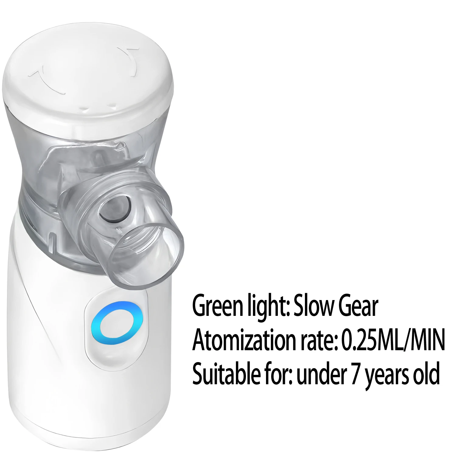 Rechargeable Mini Nebulizer Adjustable Portable Medical Silent Ultrasonic Inhaler Timing Steam Device Adult child mesh nebulizer medical nebulizer asthma inhaler spacer