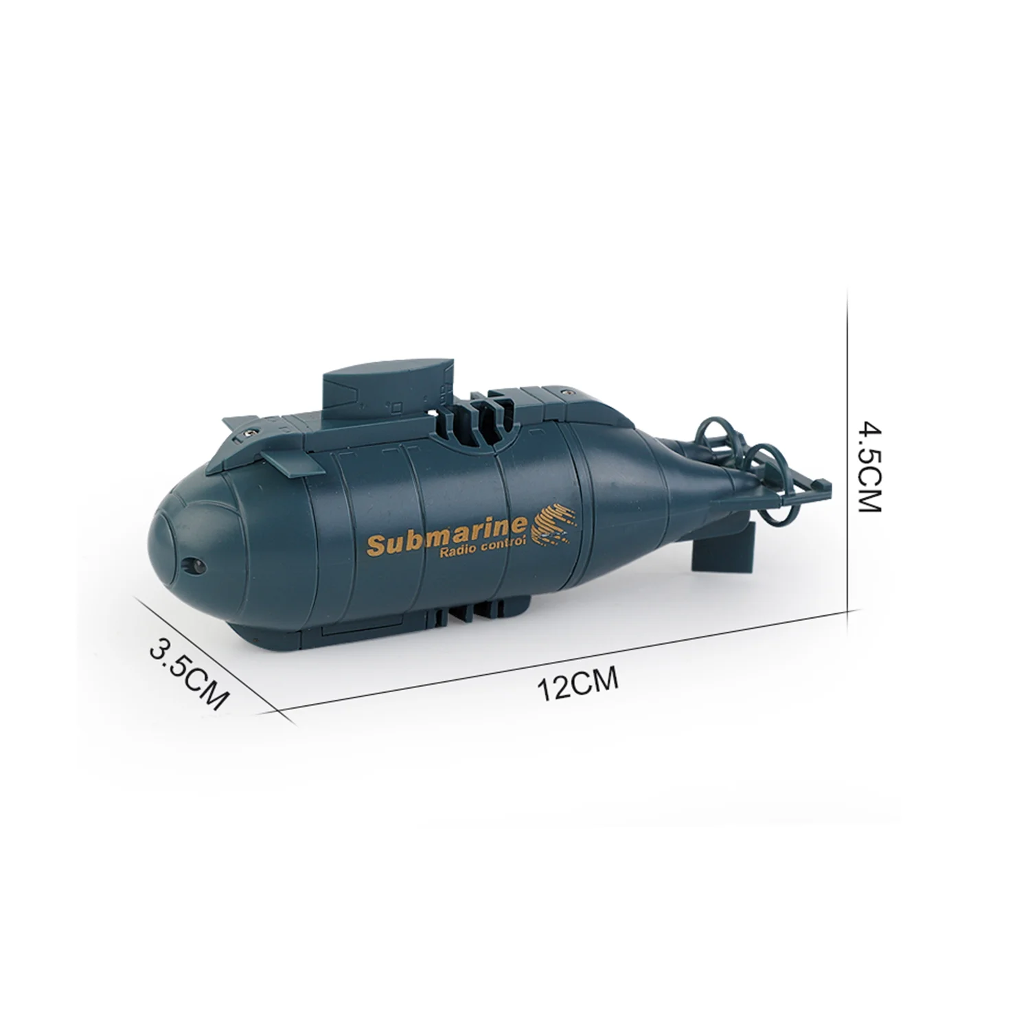 RC RTR 미니 잠수함 듀얼 프로펠러 무선 보트 리모컨, 충전식 배터리 포함..
