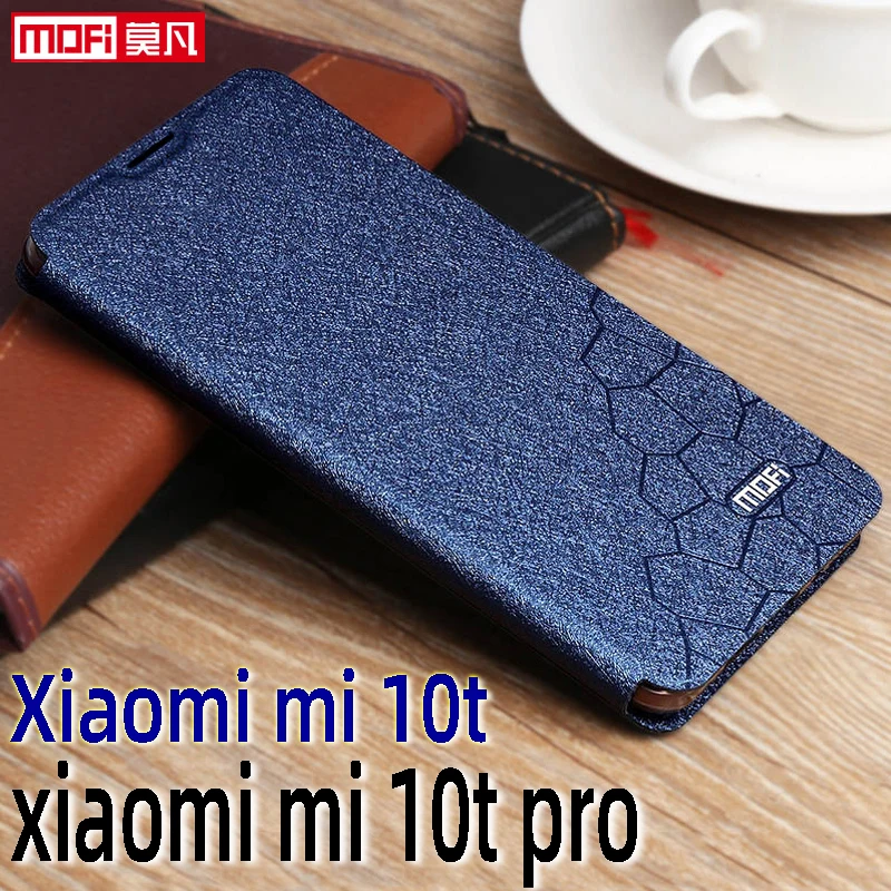 Flip Case for Xiaomi 10t Pro Leather TPU Soft Back Book Luxury Glitter Mi10t Pro 5g Full Coverage