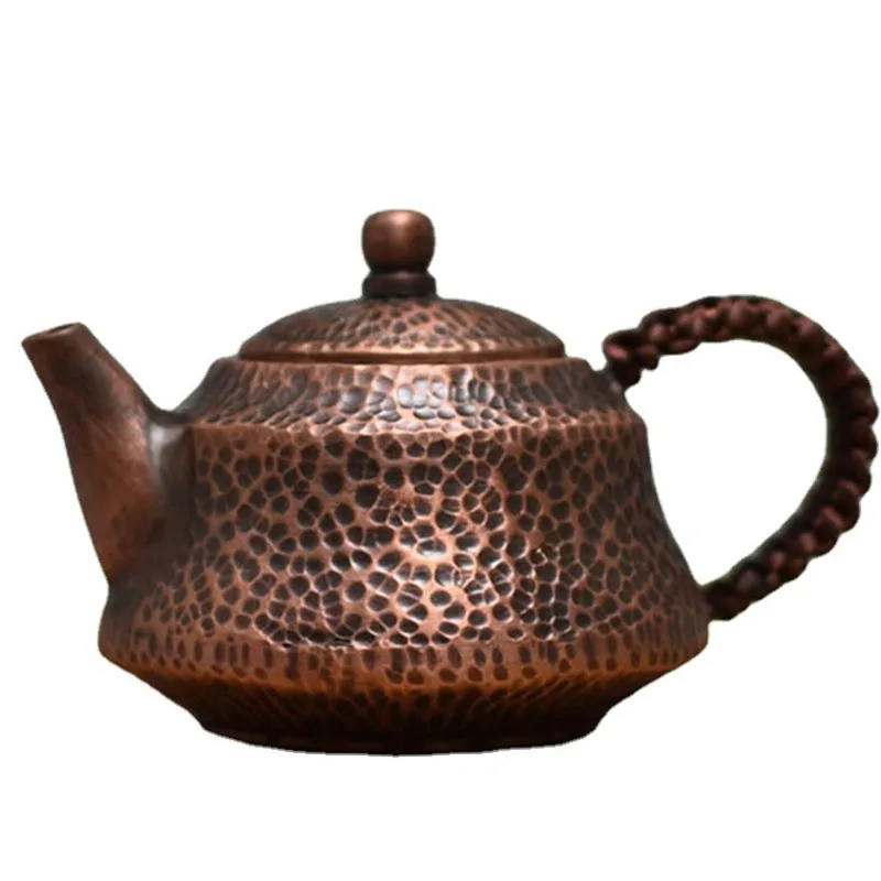Handmadeteapot Set Tea Pot Vintage Metal Warm Wine Jug Japanese Copper