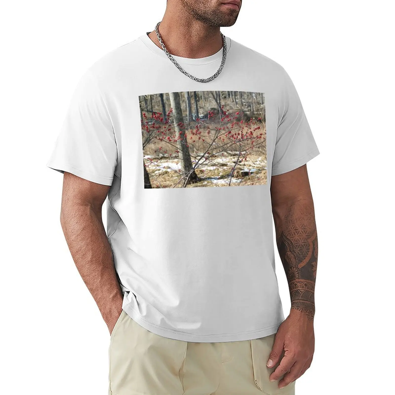 

Red Berries T-Shirt oversizeds aesthetic clothes clothes for men
