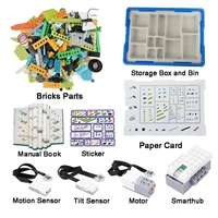 NEW 280PCS Parts WeDo 2.0 Robotics Construction Core Set Building Blocks Compatible with 45300 Scratch 3.0 Educational DIY Toys 2