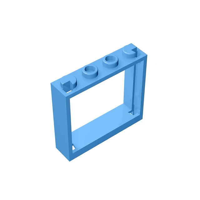 Gobricks GDS-780 cornice 1 x4x3-1x4x3 finestra compatibile con