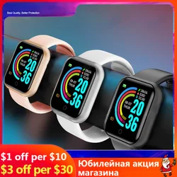Reloj inteligente para hombre y mujer, pulsera de mano con Android, Monitor de frecuencia cardíaca Bluetooth, Fitness, regalos para parejas