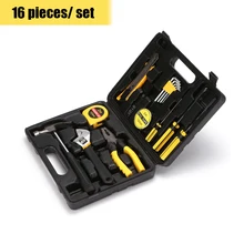 

Pack of 16 Car Repair Tools Ratchet Spanner Screwdriver Household Outdoor Metal Automobile Repairing Plier with Storage Case