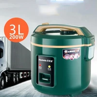 Car Rice Cooker 24V Large Van 3 Liter Steamer 24 Volt 1-2-4 Person Trailer Car Cooker 1