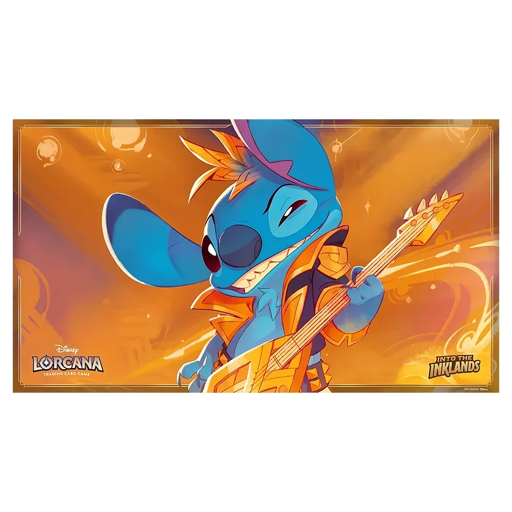 Lorcana TCG Game Playmat Stitched Edge Stitch Rock Star Board Game