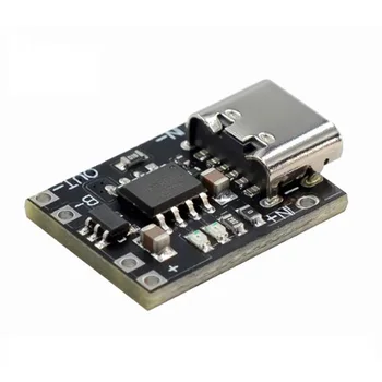 Pannello di ricarica per batteria al litio ultra-piccolo Batteria al litio ternaria 1A Modulo caricabatterie 3.7V4.2V Tipo-C con scheda di protezione