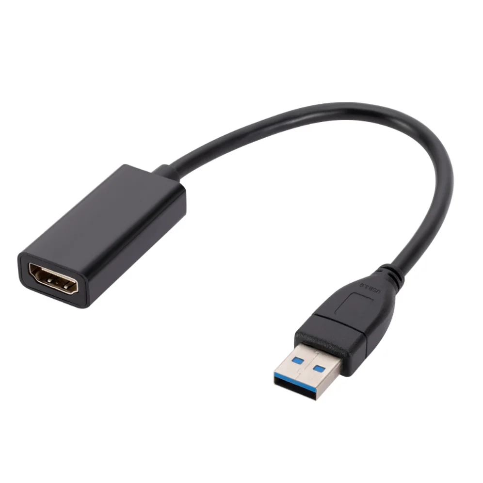 USB 3.0 to HDMI-Compatible Adapte Cable 1080P Multi Display Graphic Converter for PC Laptop Projector HDTV External Video Card