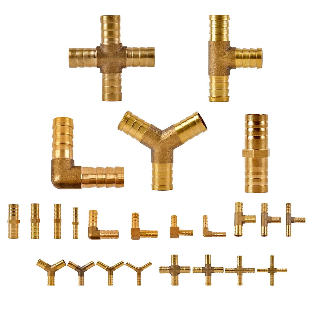 Brass Garden Watering Adapter Drip Irrigation Copper Hose Quick Connector 1 Pcs