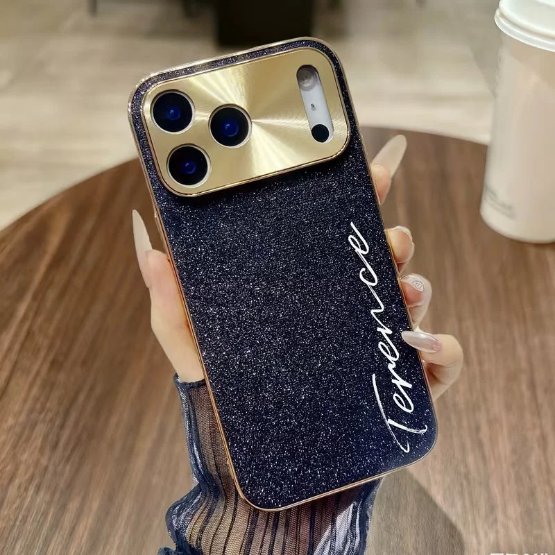 Personalized Custom Name Letters Sparkling Glitter Case for iPhone 13 thumbnail 6