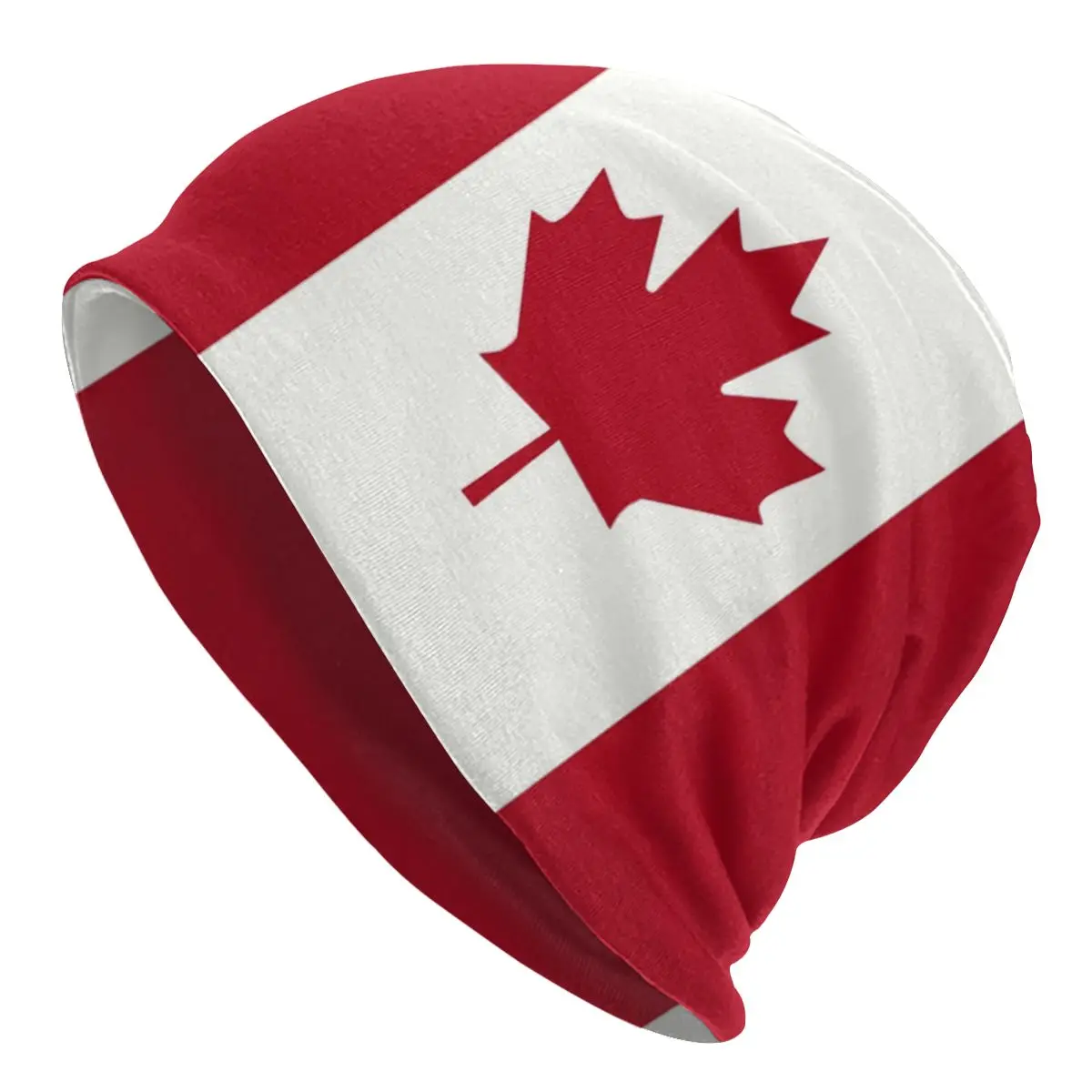 

Flag Of Canada Bonnet Femme Fashion Knitted Hat For Women Men Warm Winter Patriotism Beanies Caps