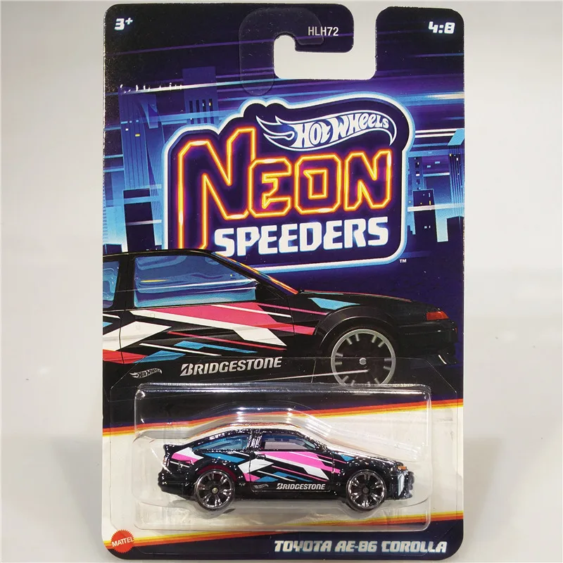 Original Hot Wheels Car Neon Speeders 1/64 Toys Boys Diecast Honda