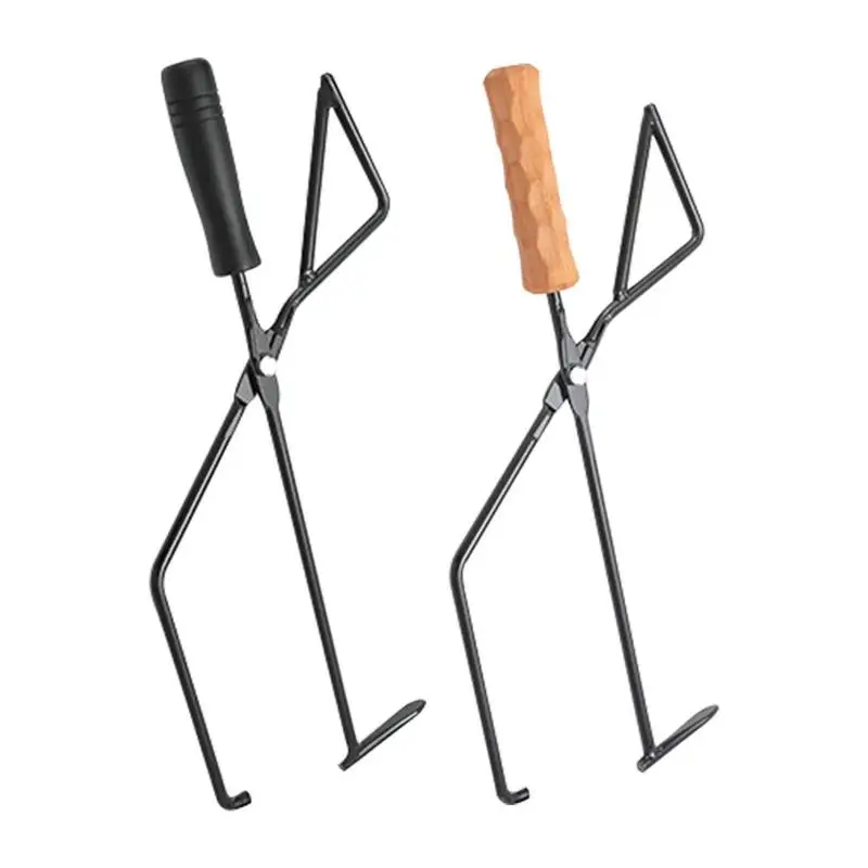 Heavy Duty Camino Grabber Tong Outdoor Fire Pit Tools Per Legna Da Ardere Forno Carbone Falò Grill Accessori Per Barbecue