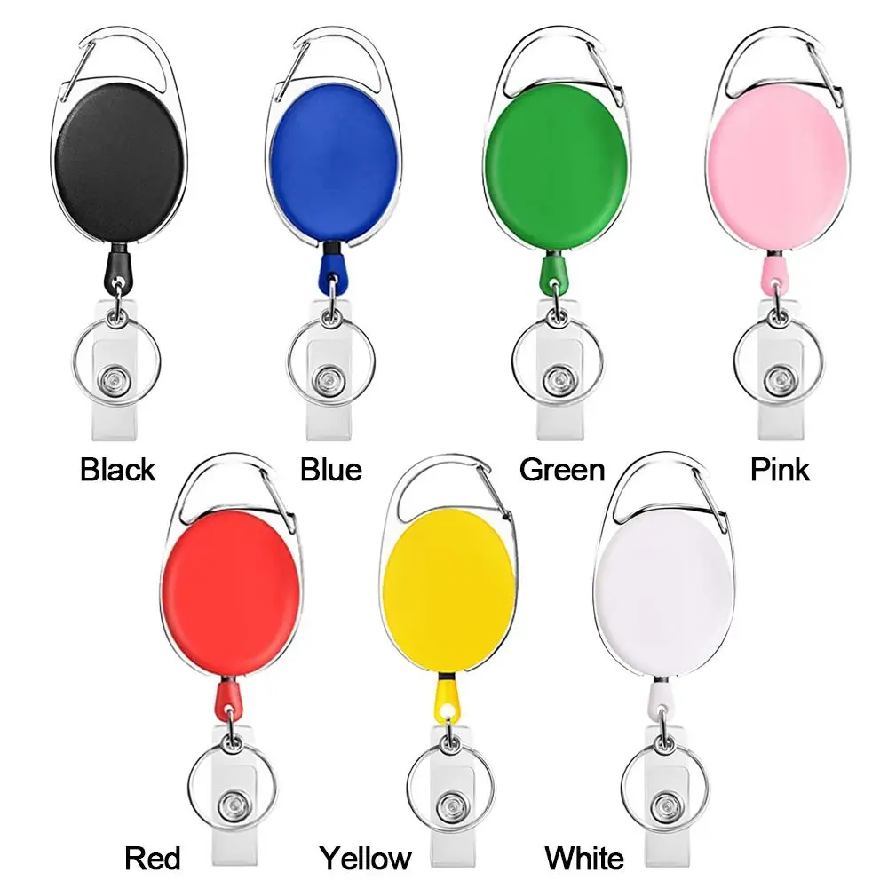 Einziehbare Ausweishalter, Gürtel, Seil, Lanyard-Clip, Schlüsselanhänger, Namensschild-Halter, Schlüsselanhänger, Ausweis, Schlüsselanhänger, Kordel, Rollenkette, Abzeichen – Detail 2