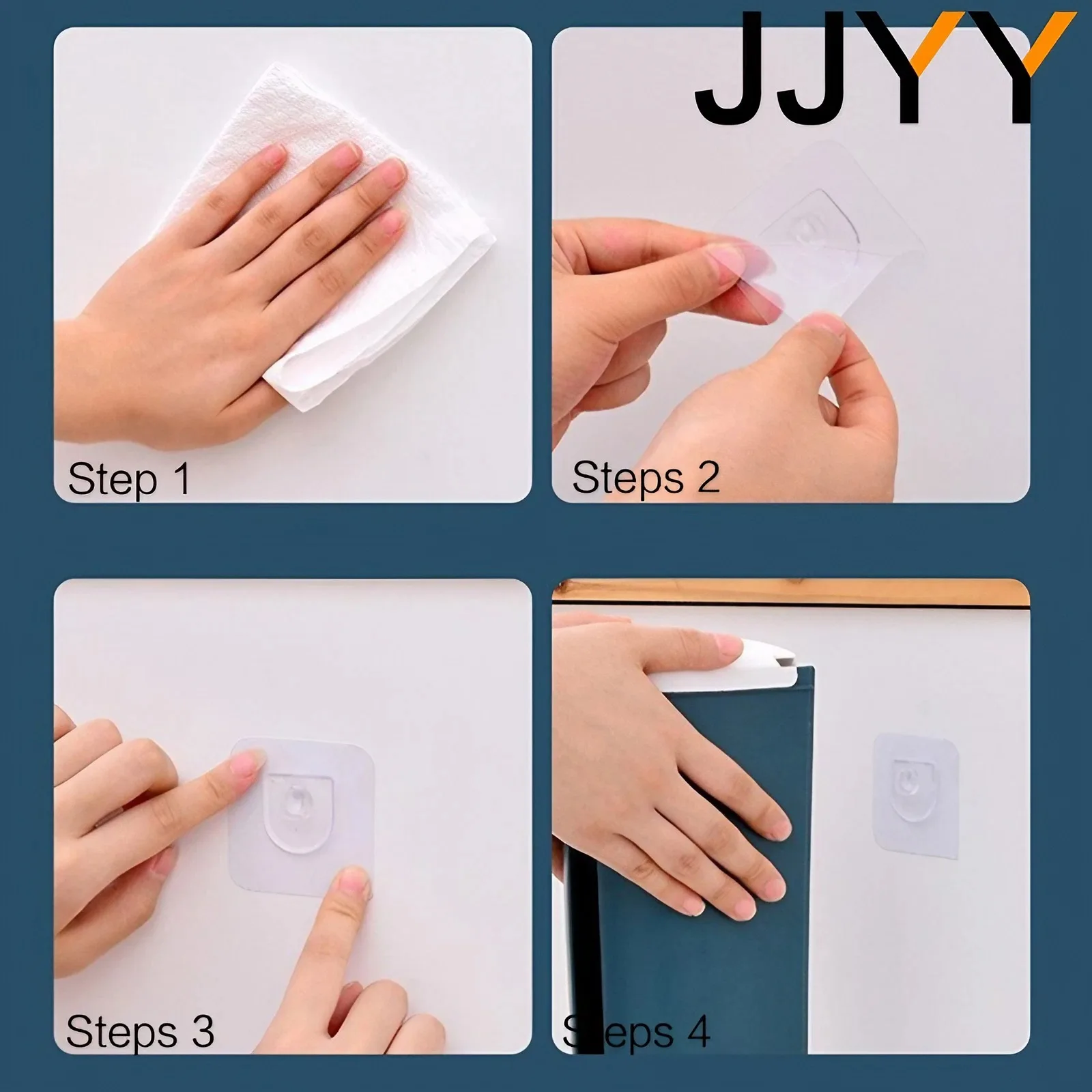 JJYY Punch-free Kitchen Flip Garbage Bag Storage Box Plastic Bag Finishing Storage Box Bag Detachable Wall-mounted Storage 6