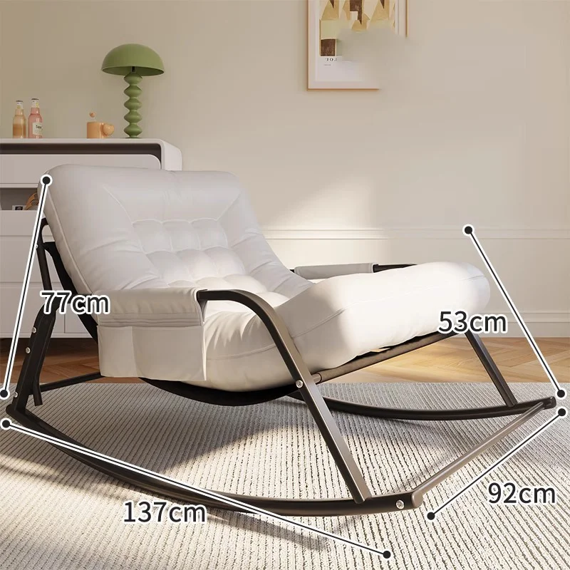 Rocking Lounge Chairs Modern Nordic Adults Luxury Designer Bedroom Chairs Sofa Recliner Articulos Para El Hogar Home Furniture