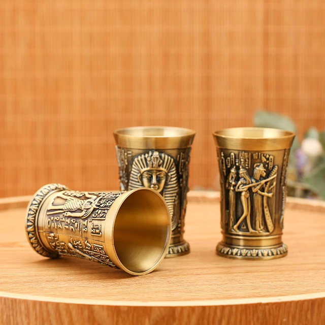 Set of Unique Barware Vintage Shot Glasses Cups