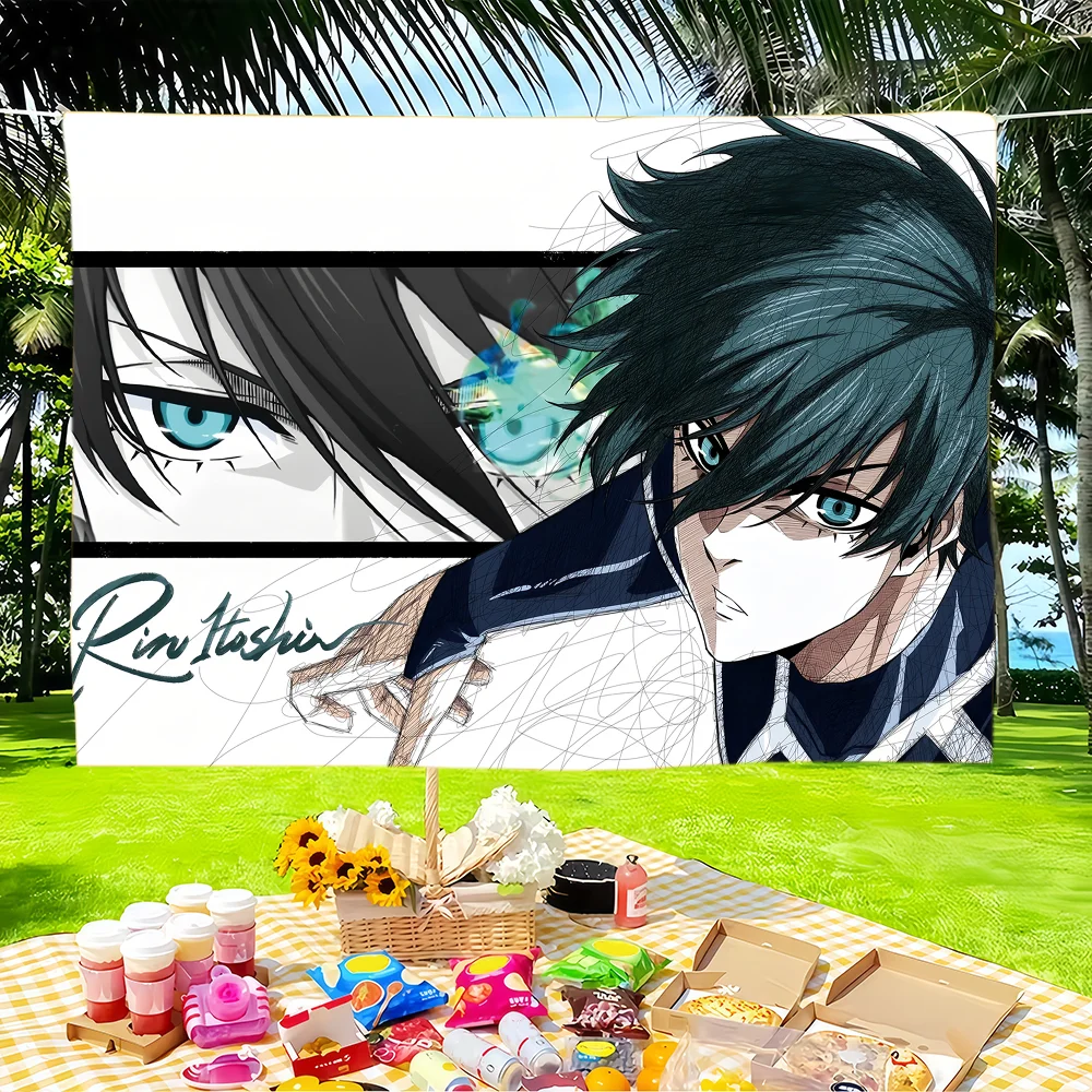 Anime Blue Lock Flag Decorative Banner - Perfect for Outdoor Camping, Family Parties, and Garden Decor Gift