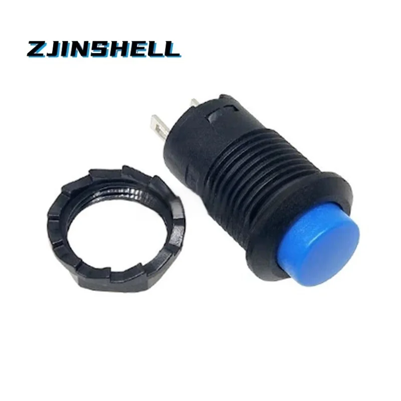 12mm Lock Latching OFF- ON Push Button Switch maintained fixed thumbnail 2