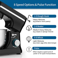 Household Chef Machine Multi functional Commercial Desktop Electric Eggbeater Food Mixer 110V220V and Noodle Machine 2