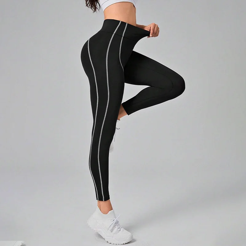 High Waist Yoga Pants Tummy Control Workout Running Yoga Leggings for Women