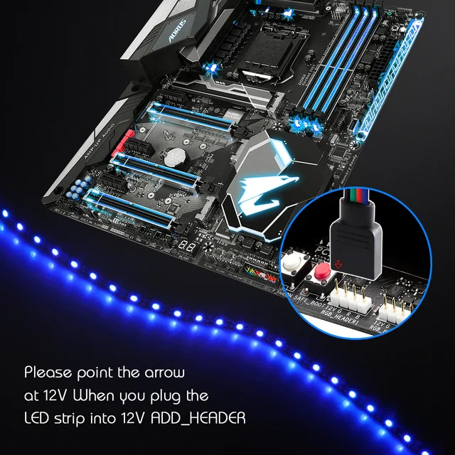 PC 조명에 혁명을 일으키는 Aura Sync 마더보드 제어 PC 케이스