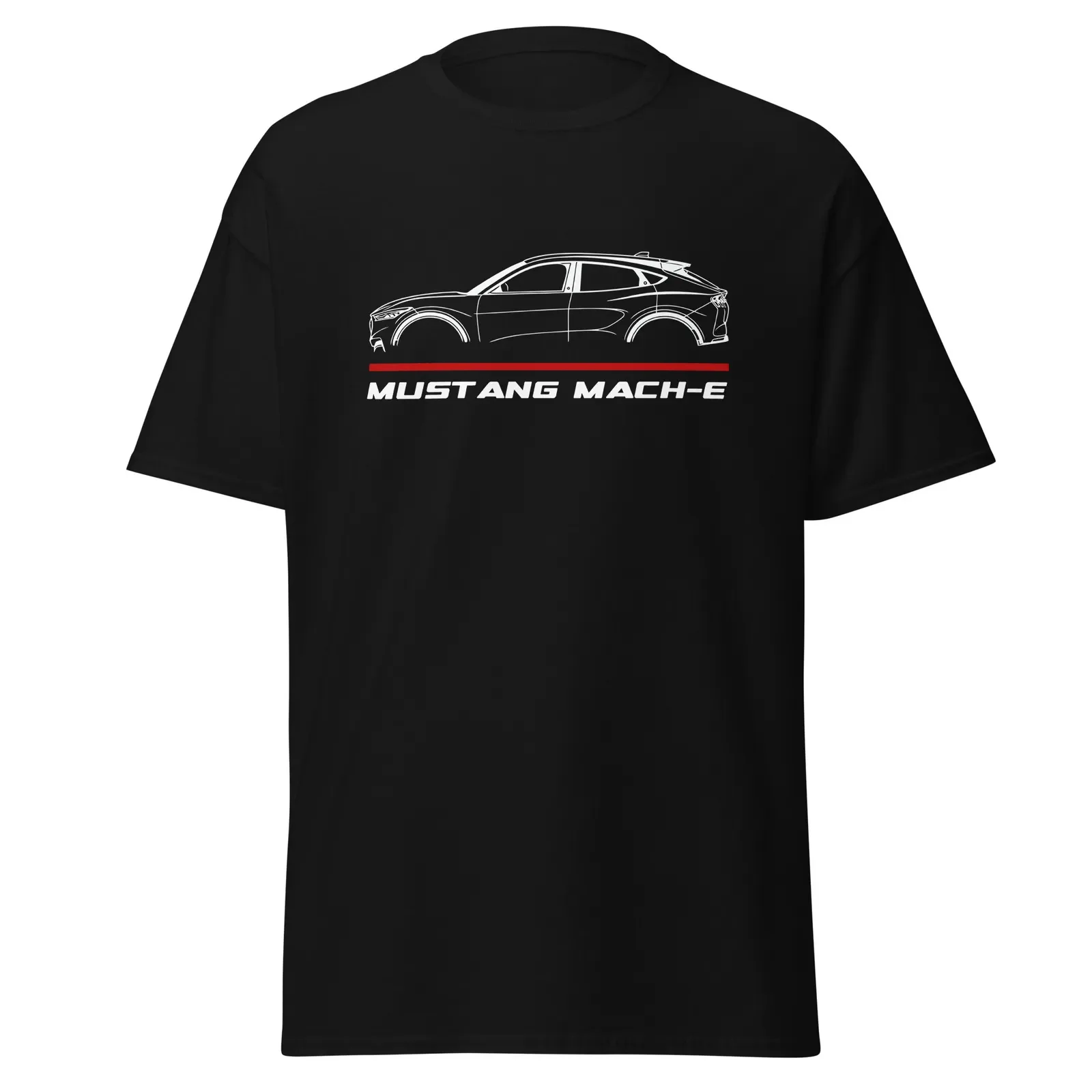 

2024 Men T Shirt Casual Ford Mustang Mach E 2022 Car Enthusiast T-shirt Graphic Summer Short Sleeves 100% Cotton S-3XL Cool Tee