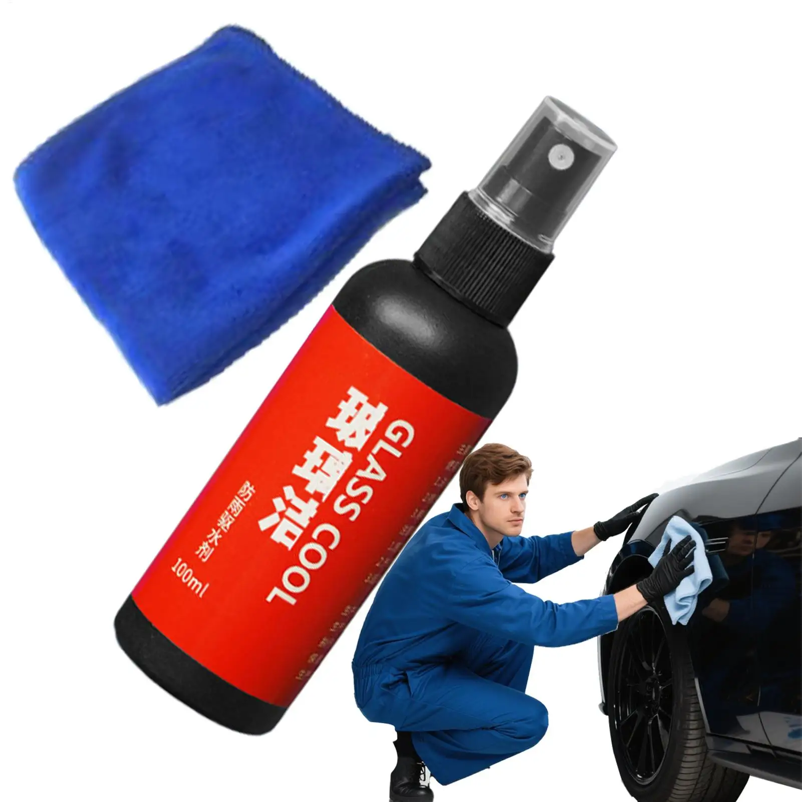 Car Window Anti Rain Rainproof Spray Windshield Cleaner Anti Fog Agent Windshield Coating Truck Mirror Windscreen Maintenance