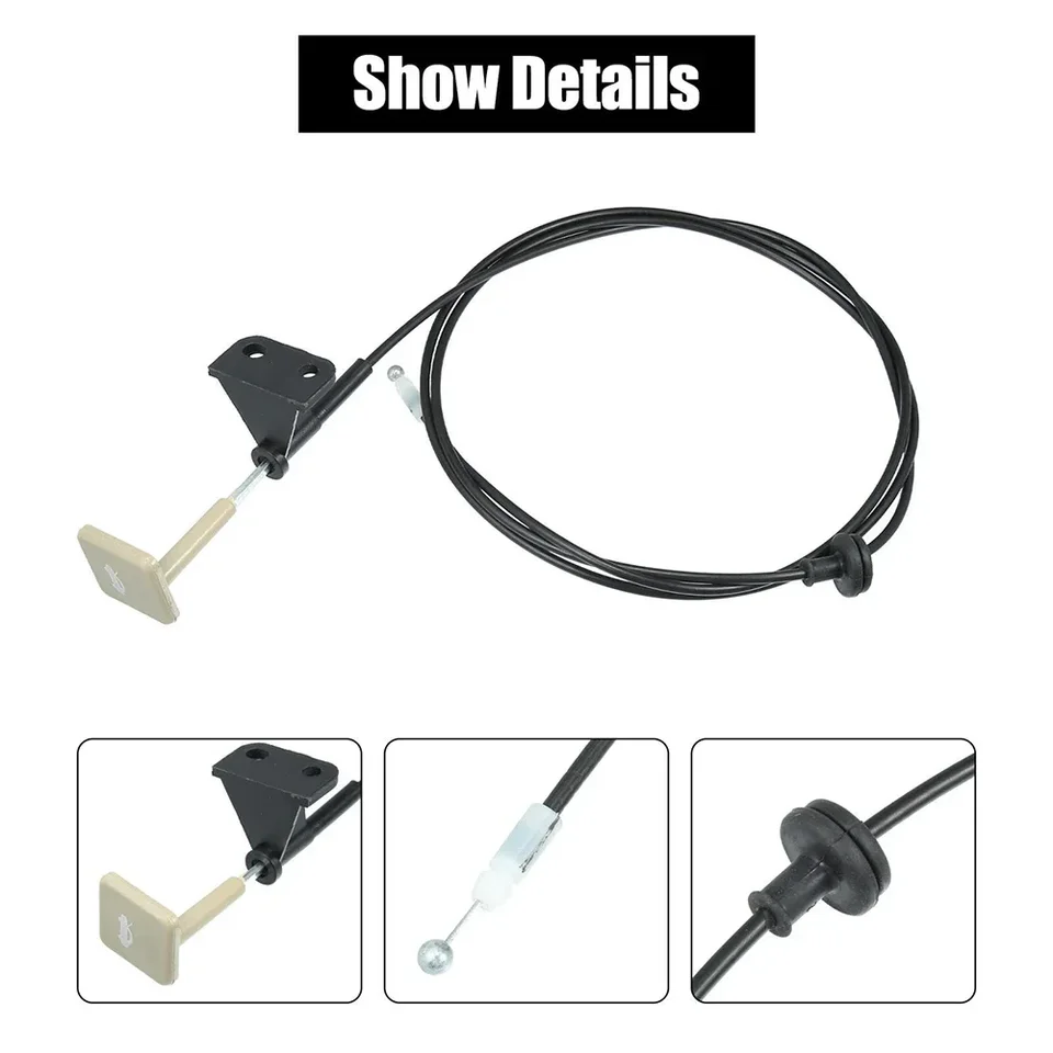 Car Engine Hood Release Cable For Toyota ViOS 2014 2015 2016 Front Engine Hood Lock Latch Bonnet Release Cable Wire With Handle I.415431393