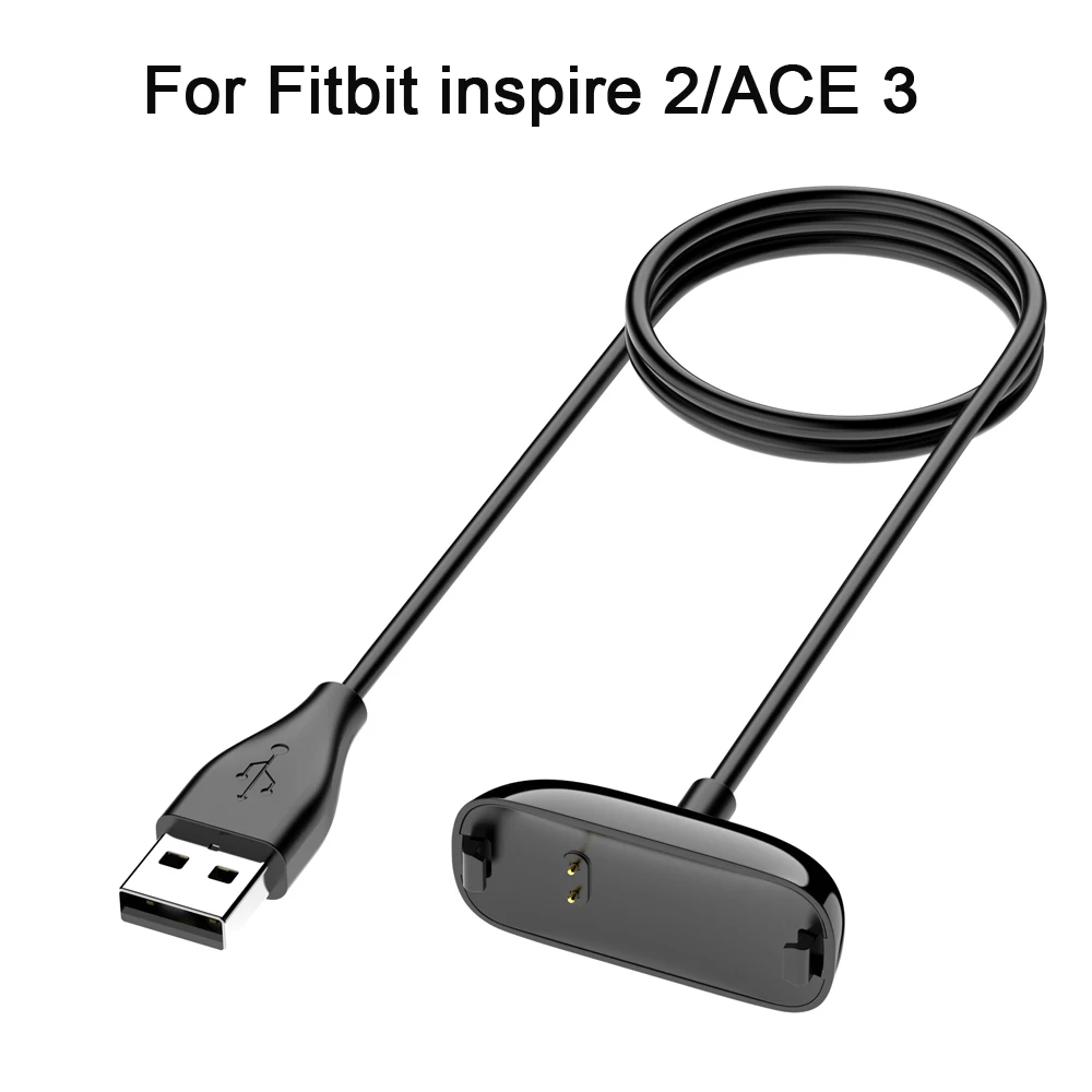 Caricatore Magnetico Fitbit Inspire 2/Ace 3 - Cavo USB Da 100cm Con Protezioni