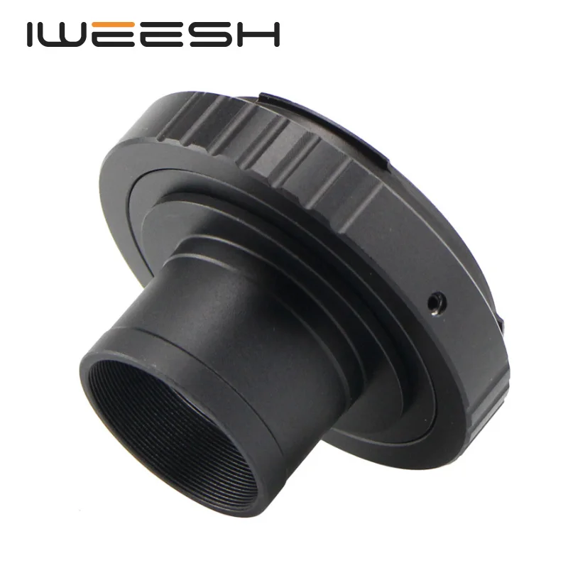 

1.25" T-mount Metal Telescope Adapter for Canon EOS Nikon Sony SLR/DSLR Cameras T-ring Astronomical Telescope Photography