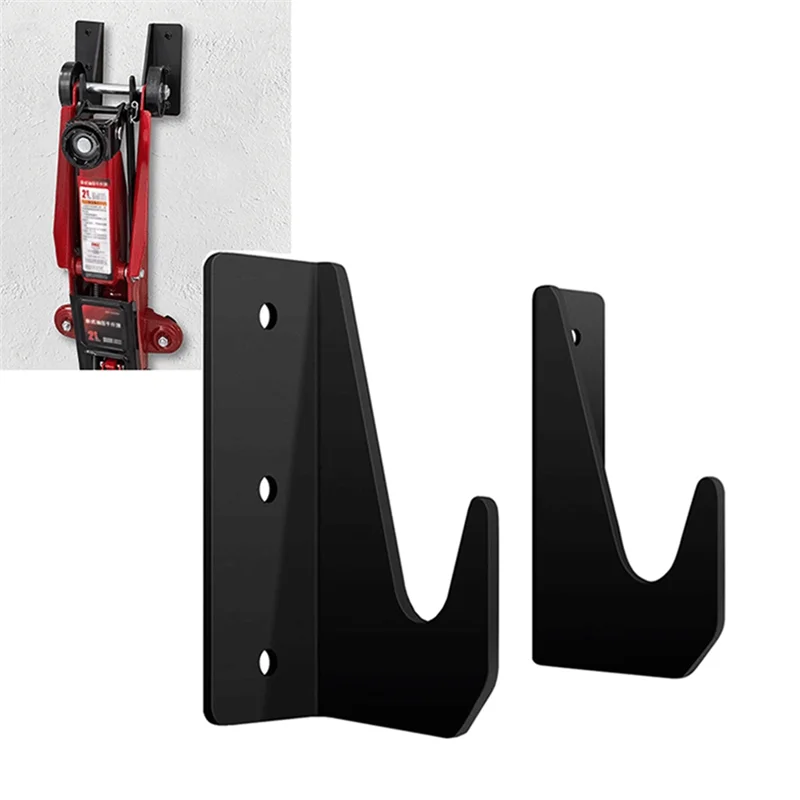 A45G-Floor Jack Stand Rack Wall Mount Organizer Car Hydraulic Trolley Jack Stands Holder Wall Storage Rack Mount Brackets