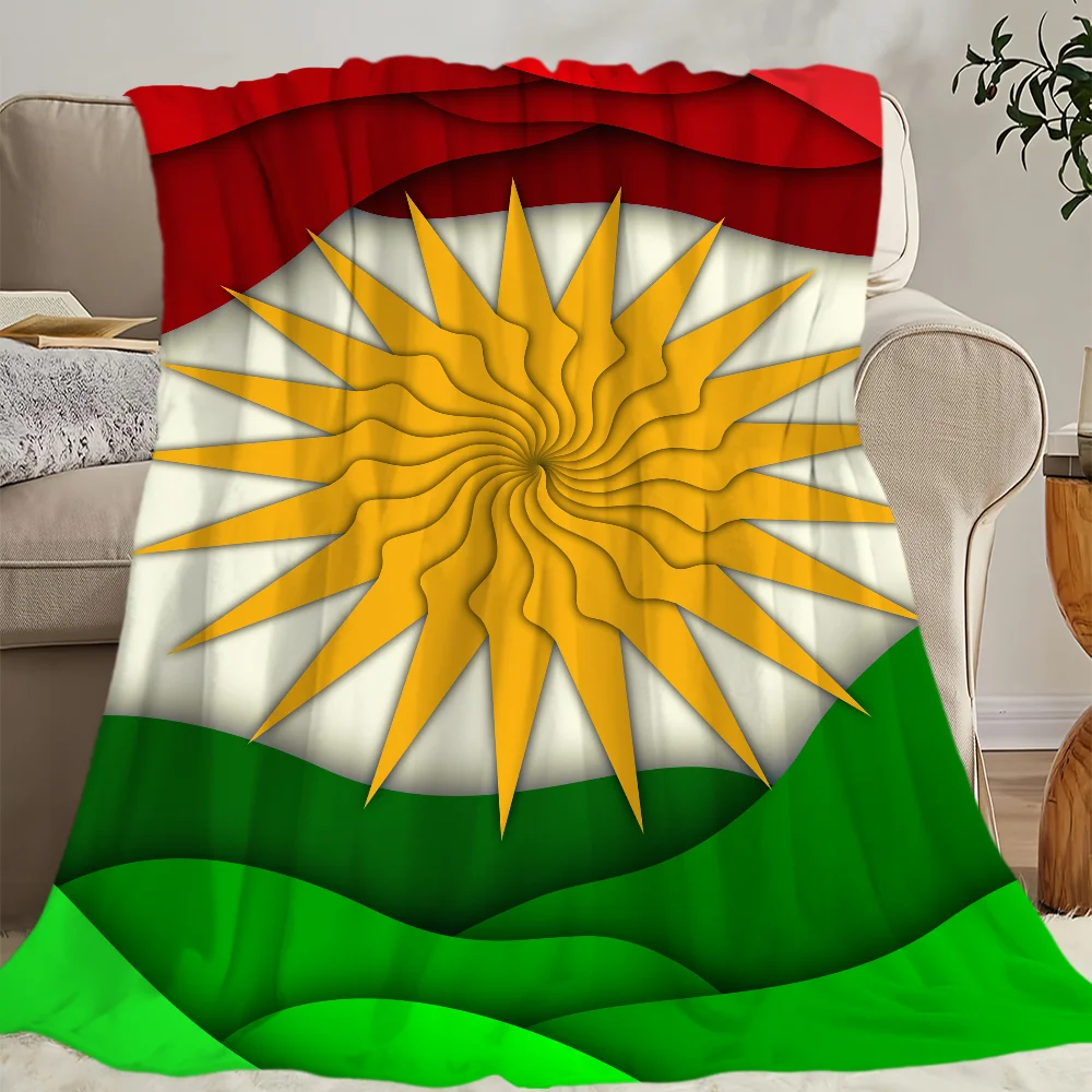 K-KurdistanS Printed Comfortable And Soft Sofa Living Room Bedroom Plush Blanket Suitable For Home Travel And Gifts 6