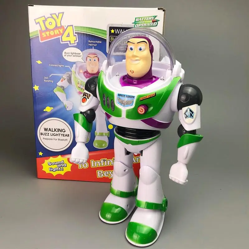 Disney Toy Story 4 Juguete Woody Buzz Lightyear Music/light With Wings Doll Action Toys For Children Gift S03 - Figures -