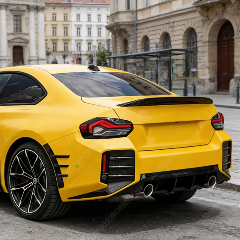 BMW 2 시리즈 M2 G87 2022 2024 차량용 리어 범퍼 MP 스타일 스플리터 사이드 스플리터 바디 보호 장식 개조 키트