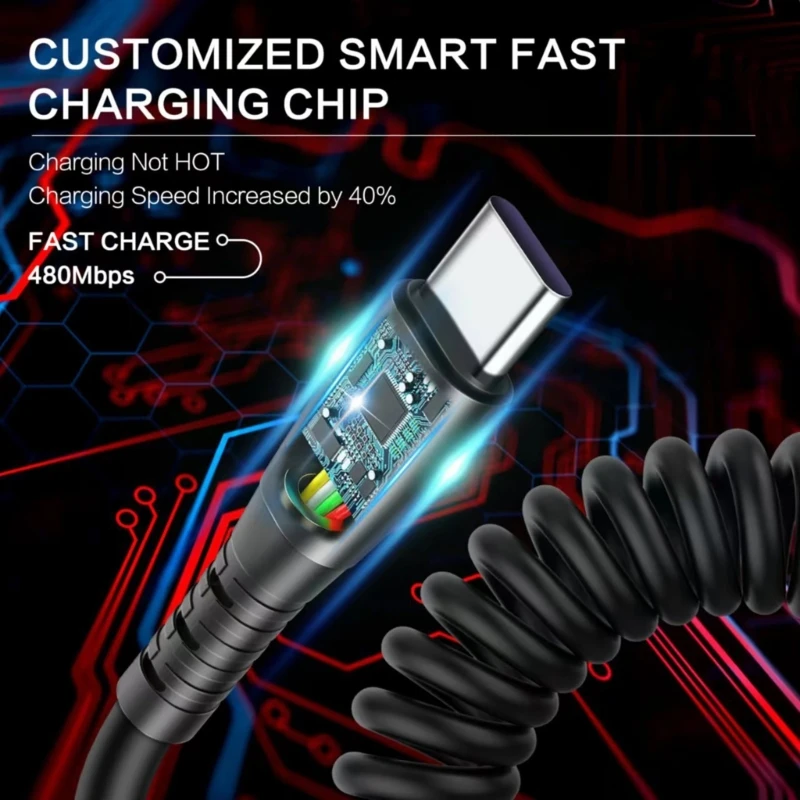 USB Type-C 충전 케이블 고속 충전 데이터 코드 고속 충전 데이터 라인 A0NB