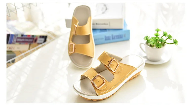 Deslizadores de espuma de suela gruesa para mujer, sandalias antideslizantes súper cómodas con hebilla de nube, deslizadores de verano para piscina, playa, chanclas deslizantes_voghion.com