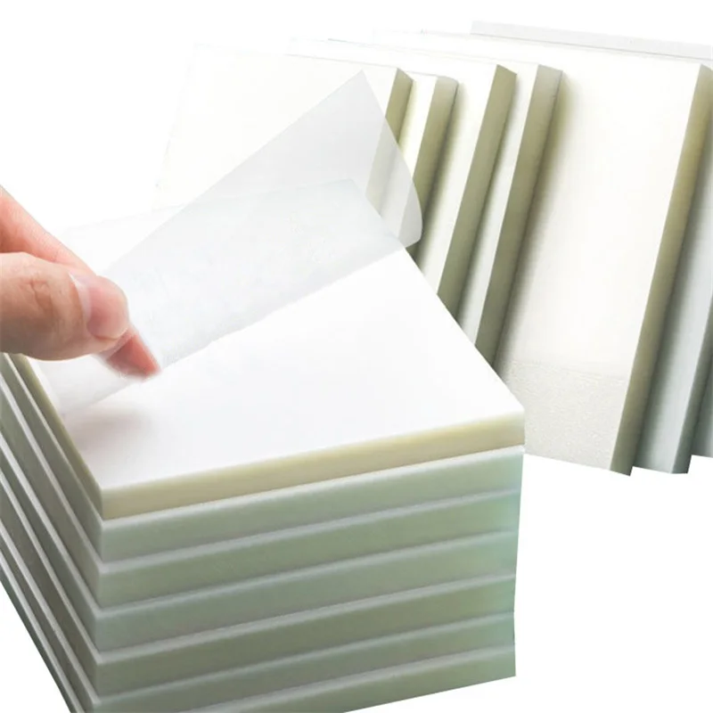 50 Sheets Transparent Sticky Notes Memo Pad Bookmark Marker Sticker Paper Office School Supplies sticky notes index sticker notes memo paper self adhesive memo pad memo pad